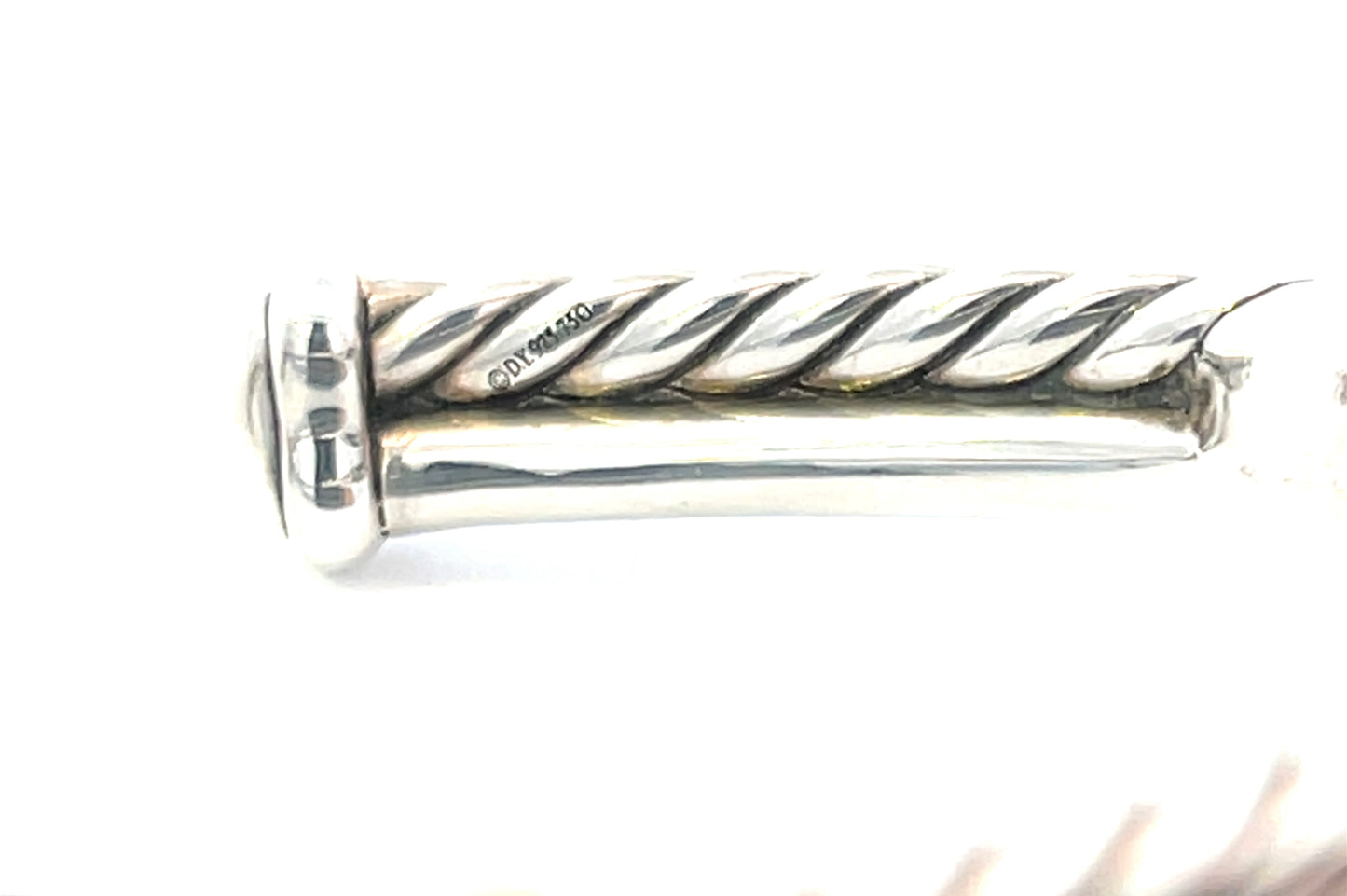 Authentic Pre-Owned David Yurman Petite X Center Station Bracelet in Sterling Silver & 18K Yellow Gold – Size XS