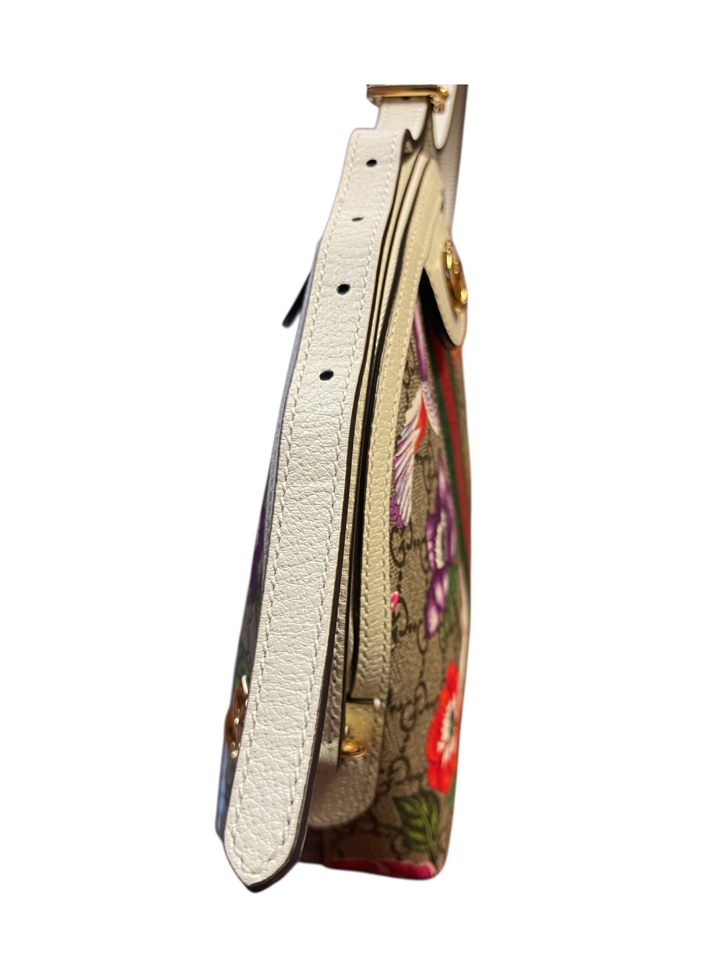 Authentic Pre-Owned Gucci Ophidia Flora Small GG Supreme Canvas Shoulder Bag