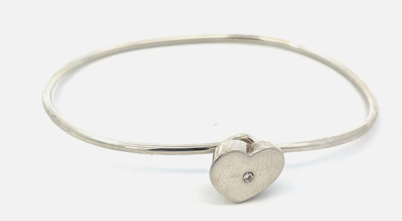 Tiffany & Co. Paloma Picasso 925 Silver Diamond Bracelet with Pouch