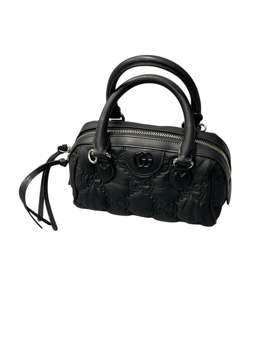 Authentic Pre-Owned Gucci Nylon GG Matelassé Mini Bowler Bag Very Good