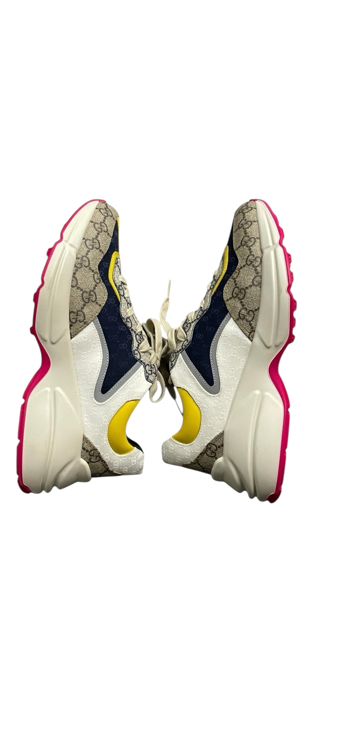 Authentic Pre-Owned Gucci Men's GG Supreme Sneaker Beige/Blue UK 7 US 7.5 Near Mint