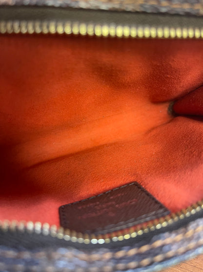 Authentic Pre-Owned Louis Vuitton Damier Ebene Marais Bucket Pouch Good Condition