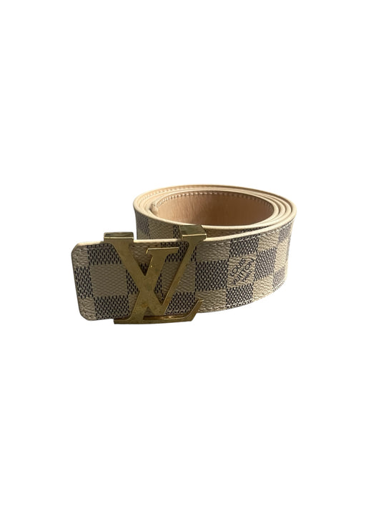Authentic Pre-Owned Louis Vuitton Damier Azur Belt M9609 90/36 Very Good