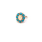 Authentic Pre-Owned 10K Rose Gold Natural Opal & Turquoise Ring – Size 4.5, 1.2 dwt