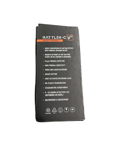 AGM Rattler-C V2 Thermal Clip-On 19mm 256x192 NETD <35mK w/ Case & Box