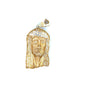 Authentic Pre-Owned 10k Yellow Gold Jesus Pendant 2" x 1" 7.9 dwt Good Condition