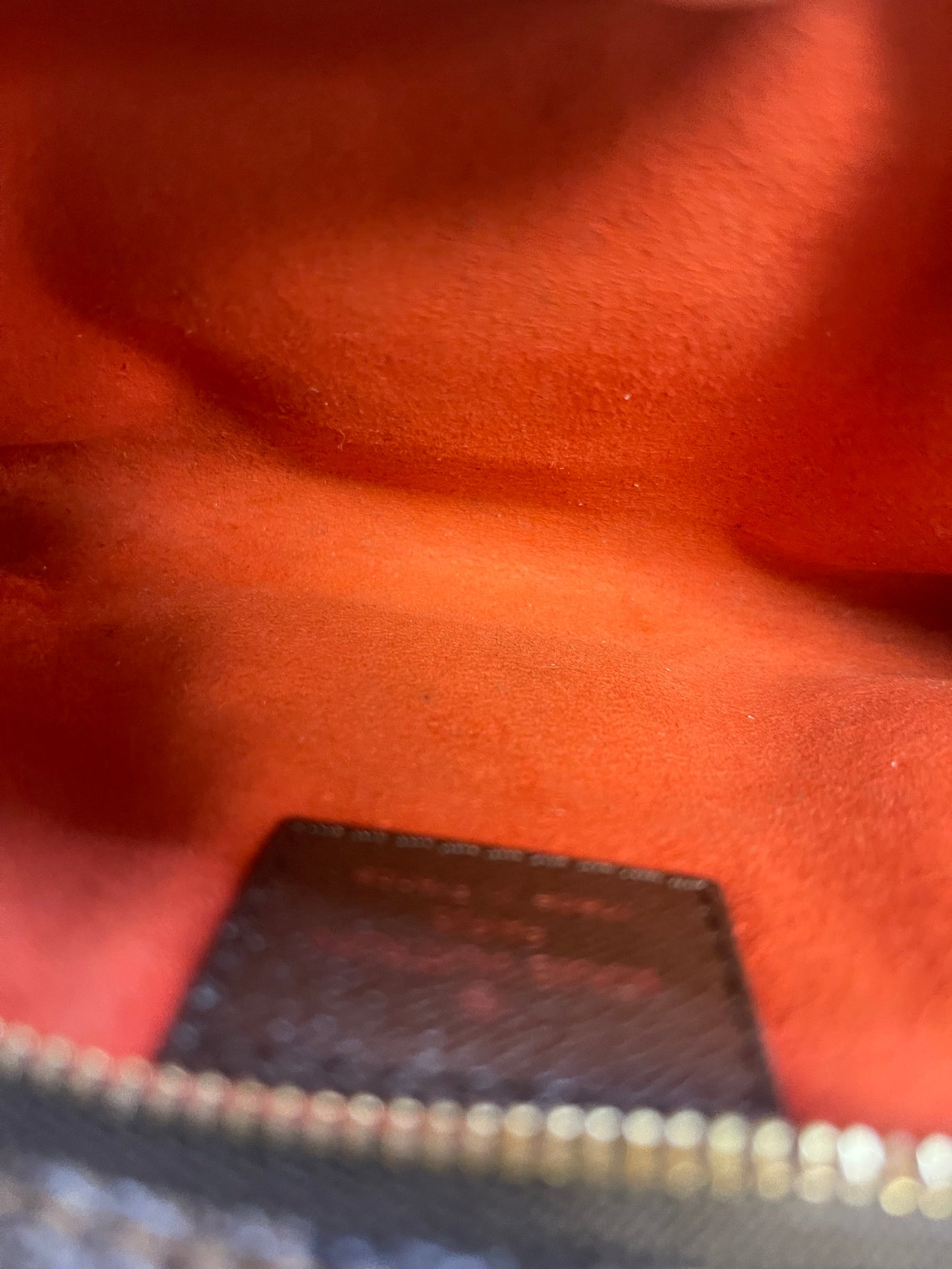 Authentic Pre-Owned Louis Vuitton Damier Ebene Marais Bucket Pouch Good Condition