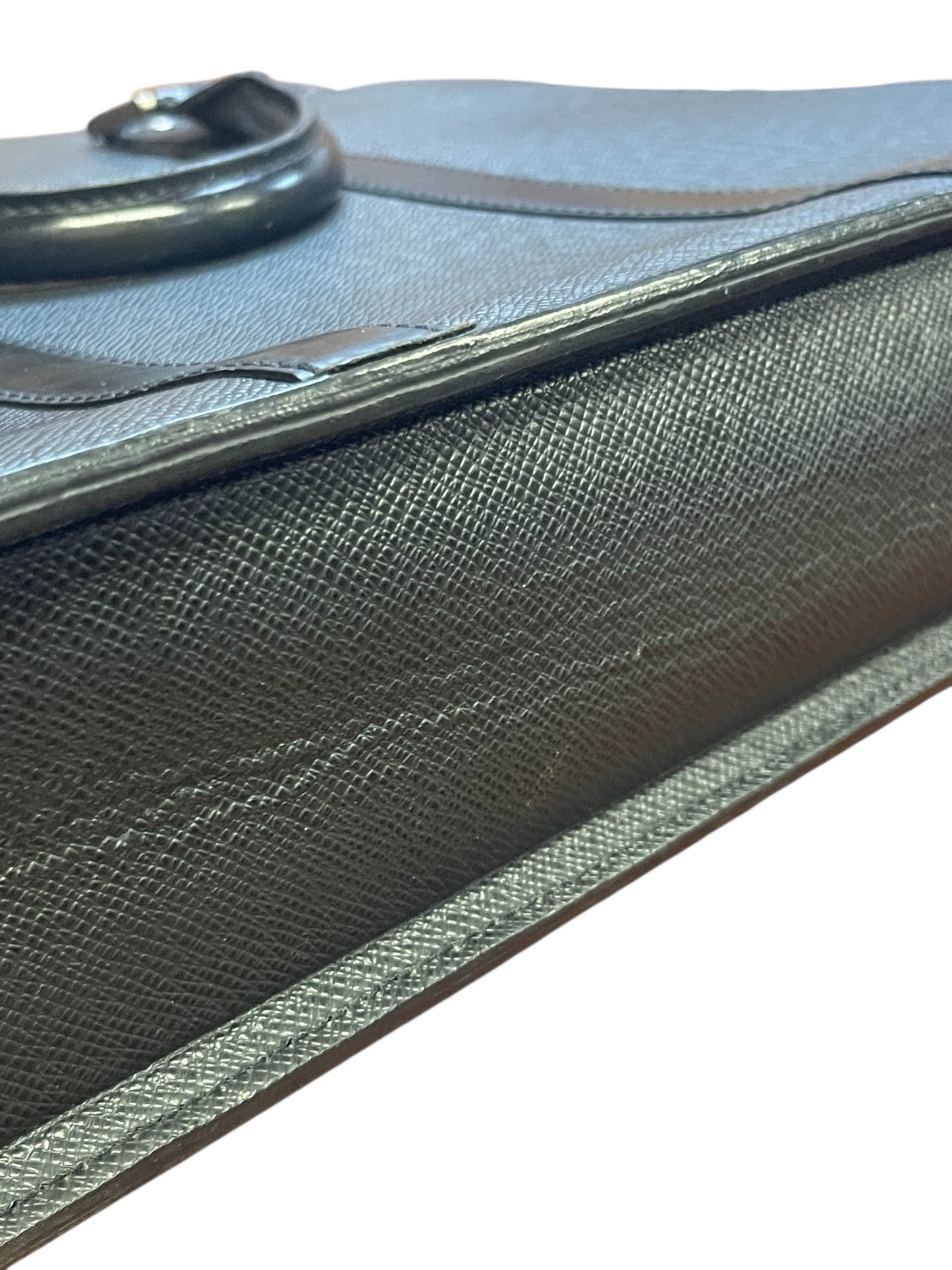 Authentic Pre-Owned Louis Vuitton Taiga Porte Documents Voyage Briefcase PM Vintage 2011