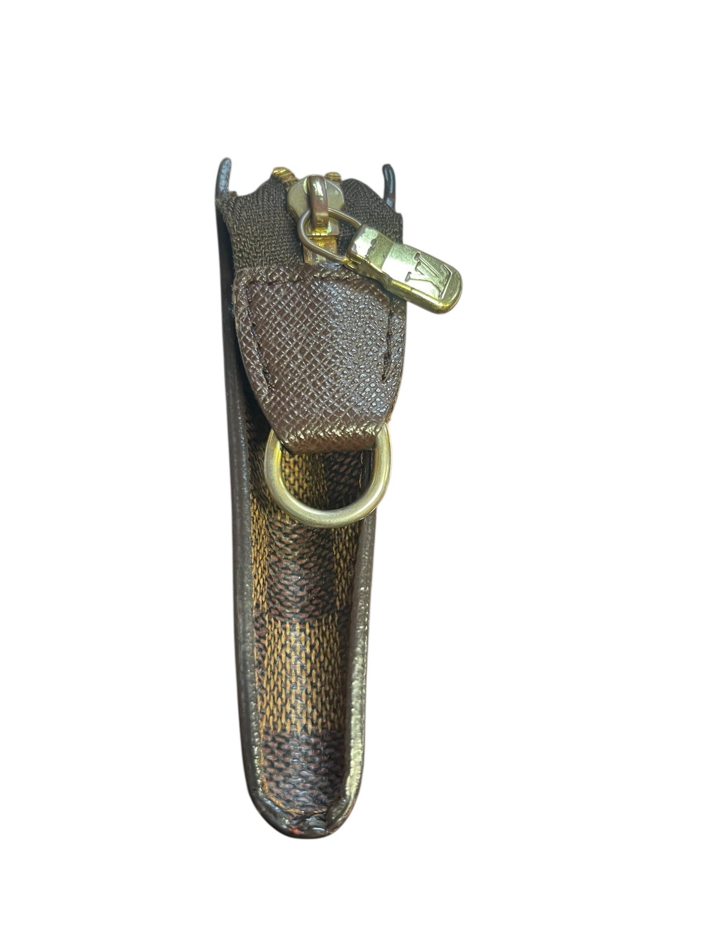 Authentic Pre-Owned Louis Vuitton Damier Ebene Marais Bucket Pouch Good Condition